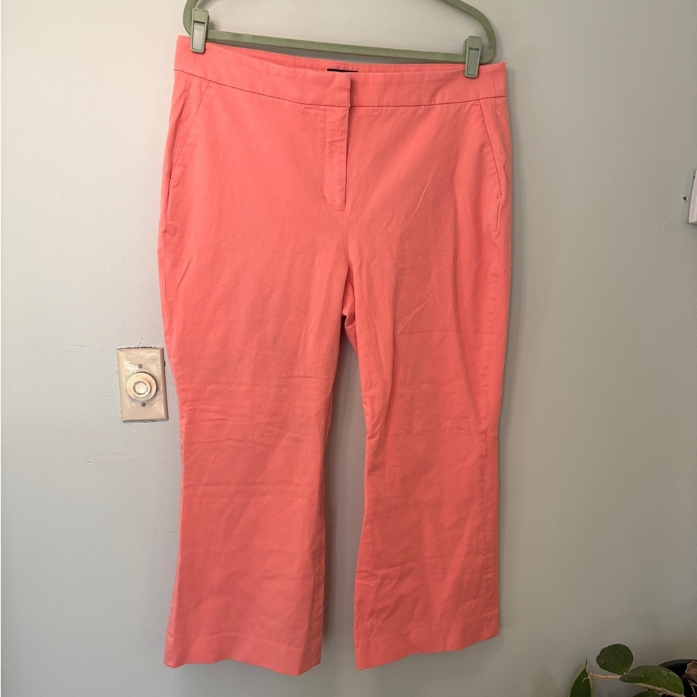 J. Crew Kick Out Crop Pant Trouser Hayden Lockout Crop HIgh Rise Spring  16